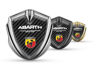 Fiat Abarth Emblem Silikon Abzeichen Tuning Stil Glänzend Top